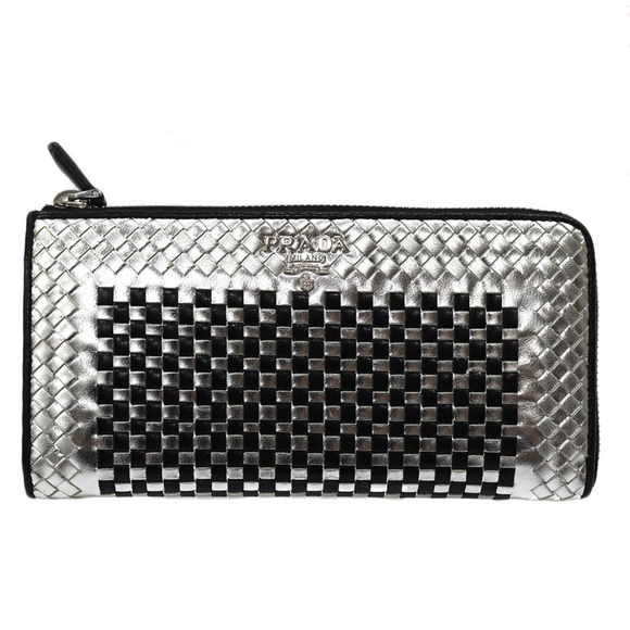 Prada Wallet zipper long black - Picture 1 of 6